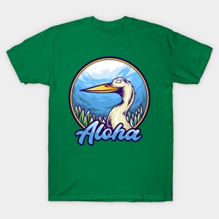 bird aloha illustration T-Shirt